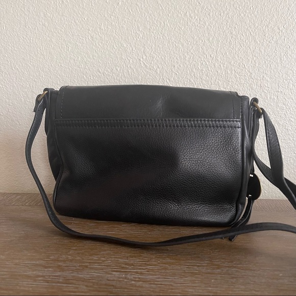 Margot leather saddle crossbody - Picture 3 of 6